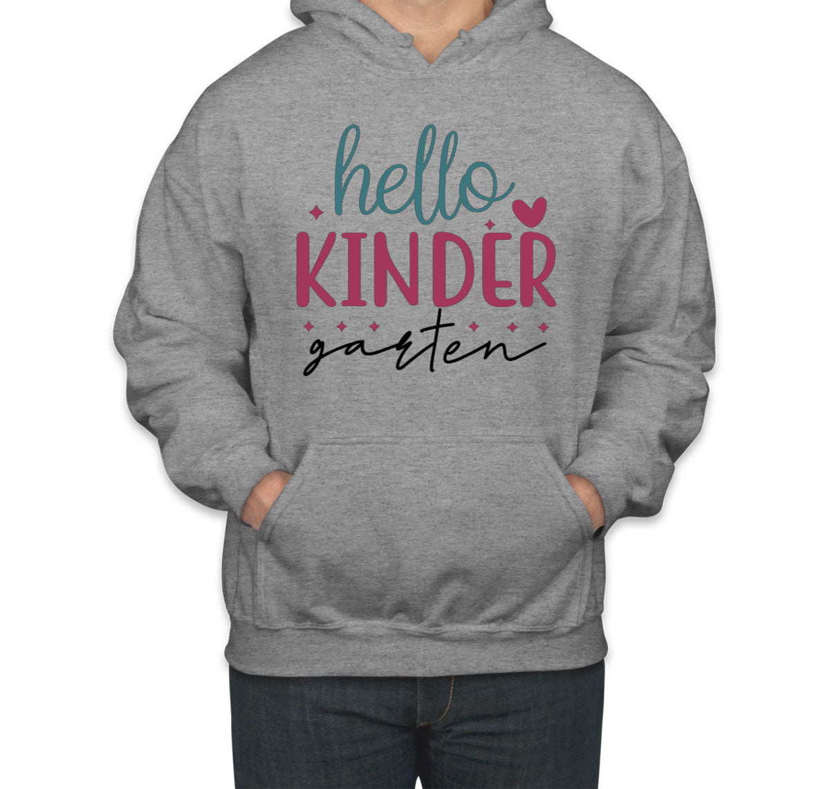 Hello Kindergarten Teacher Unisex Hoodie