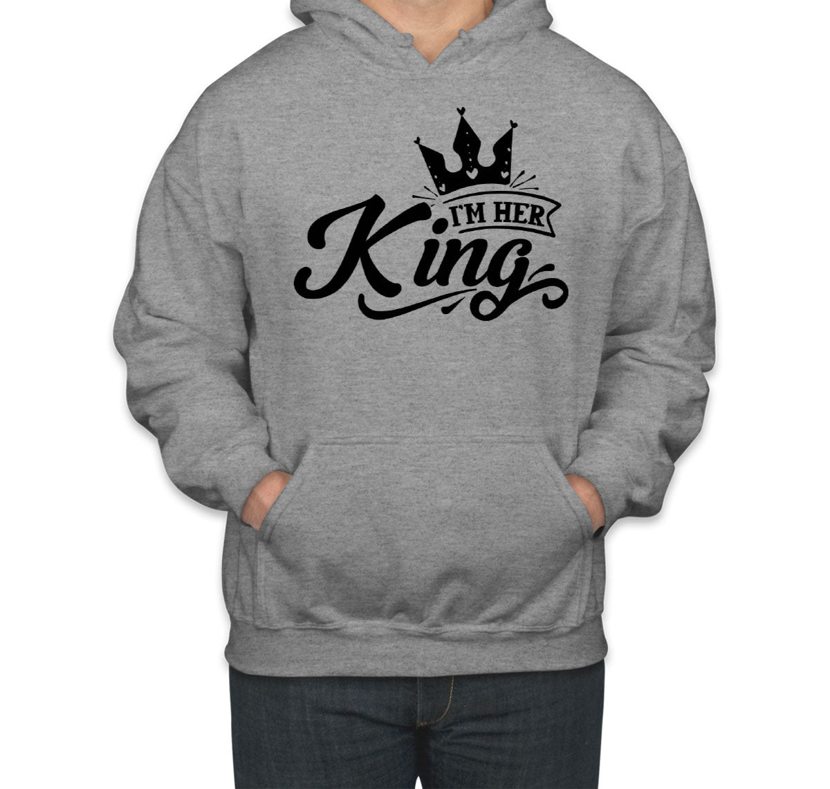 Her King Valentine's Day Unisex Hoodie
