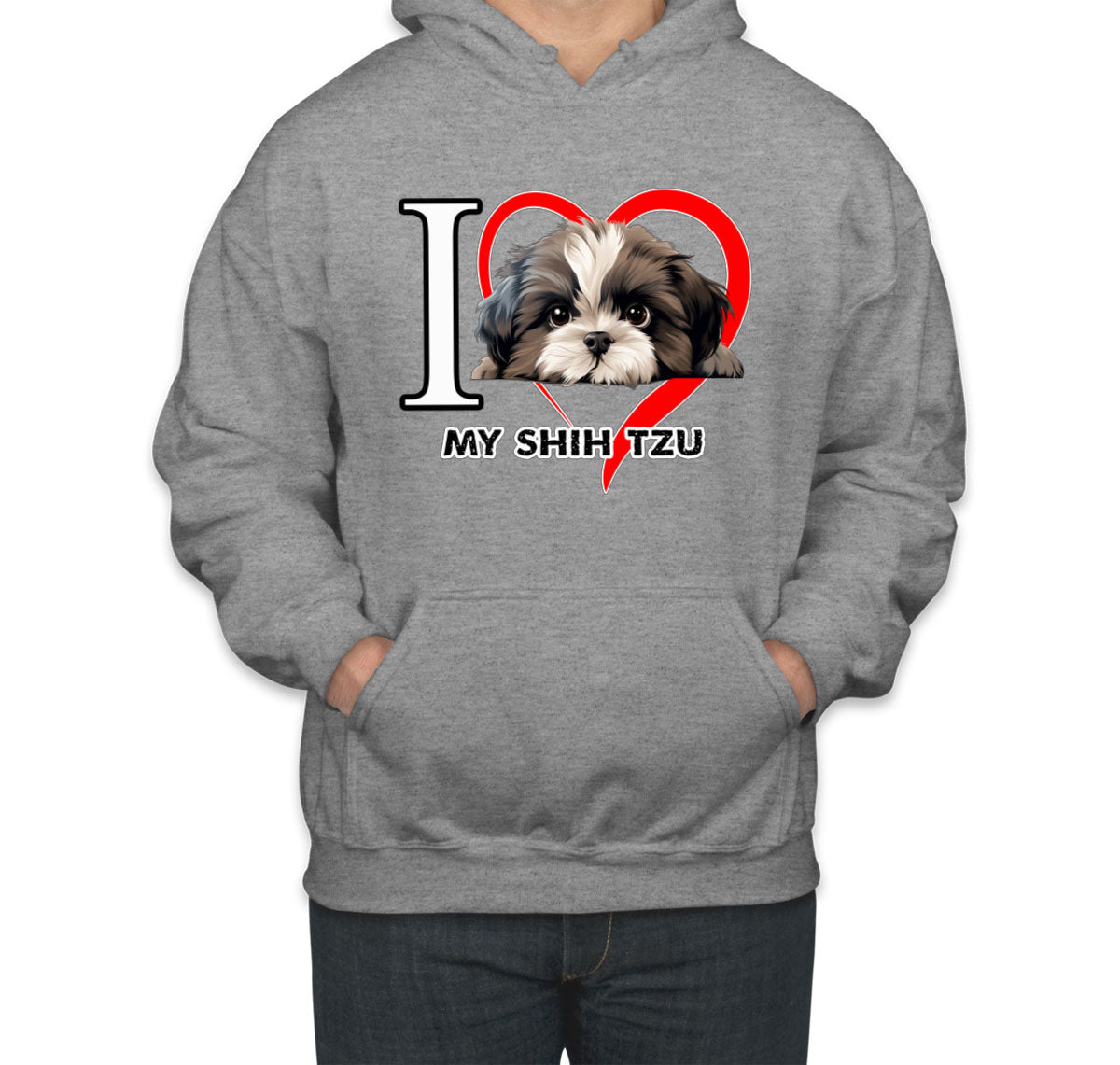 I Love My Shihtzu Dog Unisex Hoodie