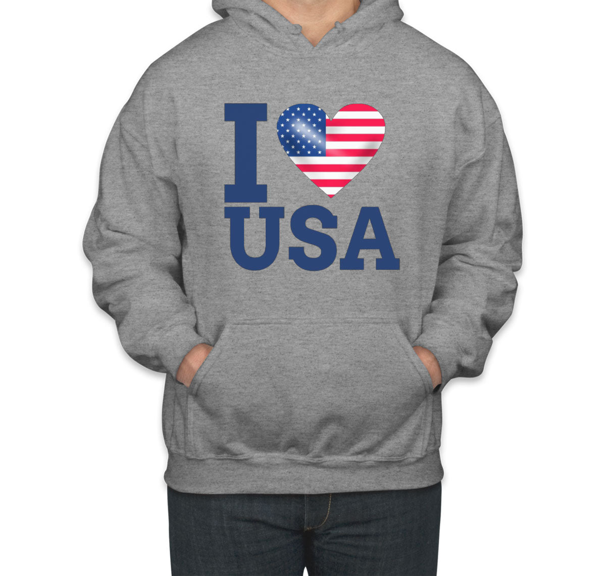 I Love USA Unisex Hoodie