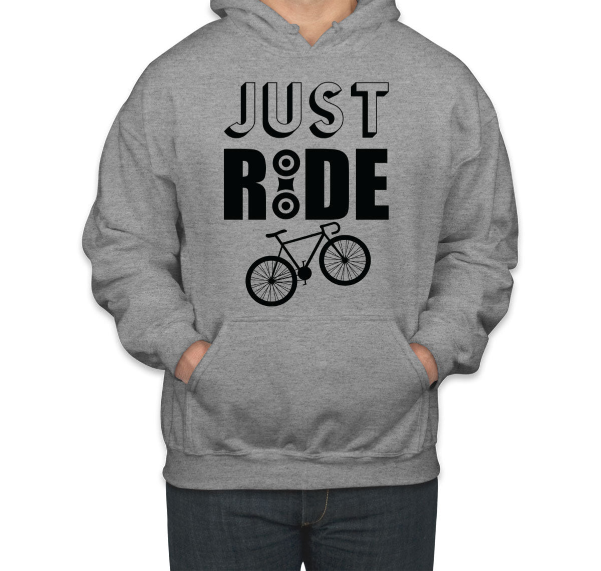 Just Ride Bicycle Cycling Unisex Hoodie