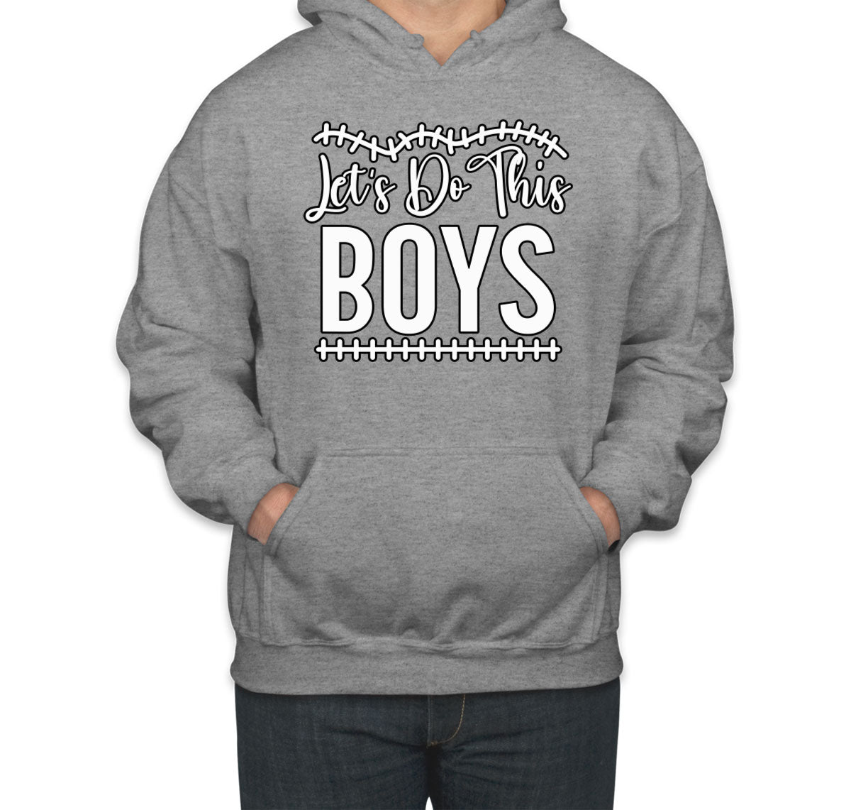 Let's Do This Boys Football Unisex Hoodie
