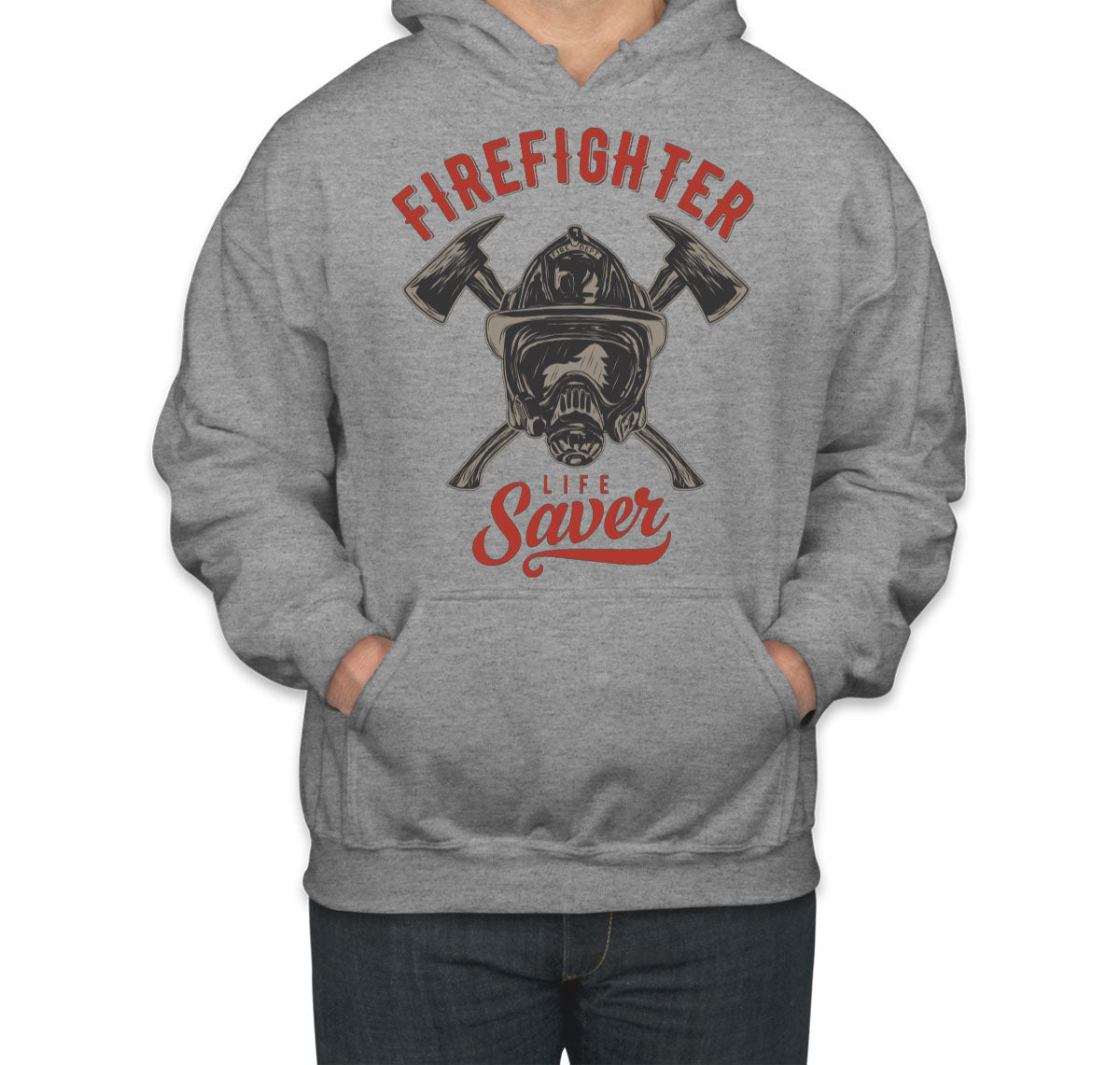 Firefighter Life Saver Fireman Unisex Hoodie