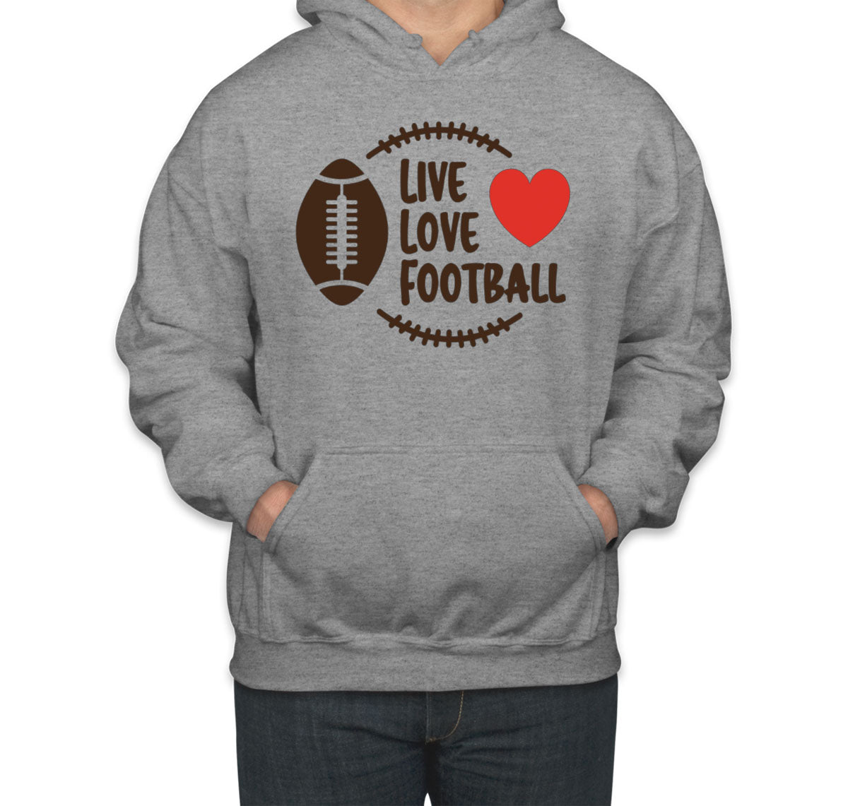 Live Love Football Unisex Hoodie