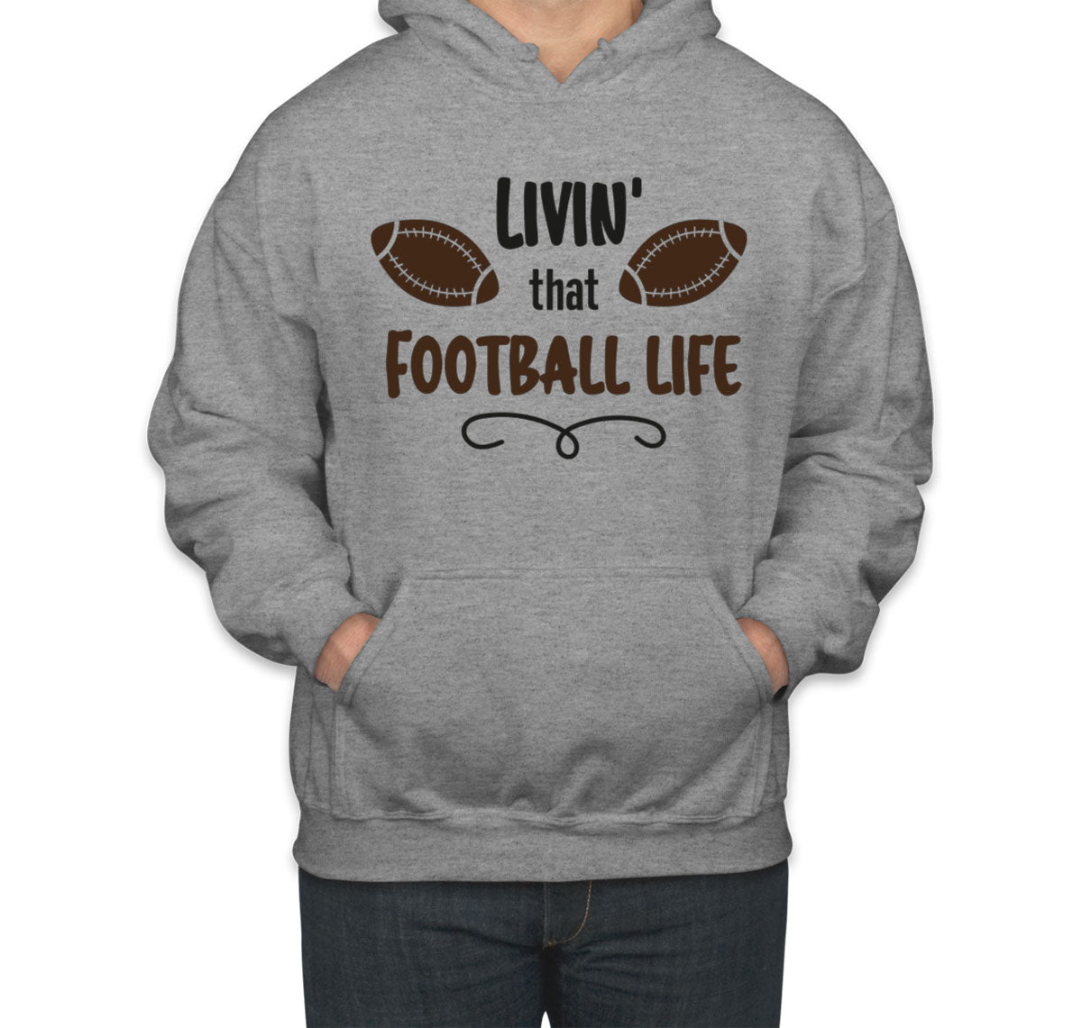 Livin' That Football Life Unisex Hoodie