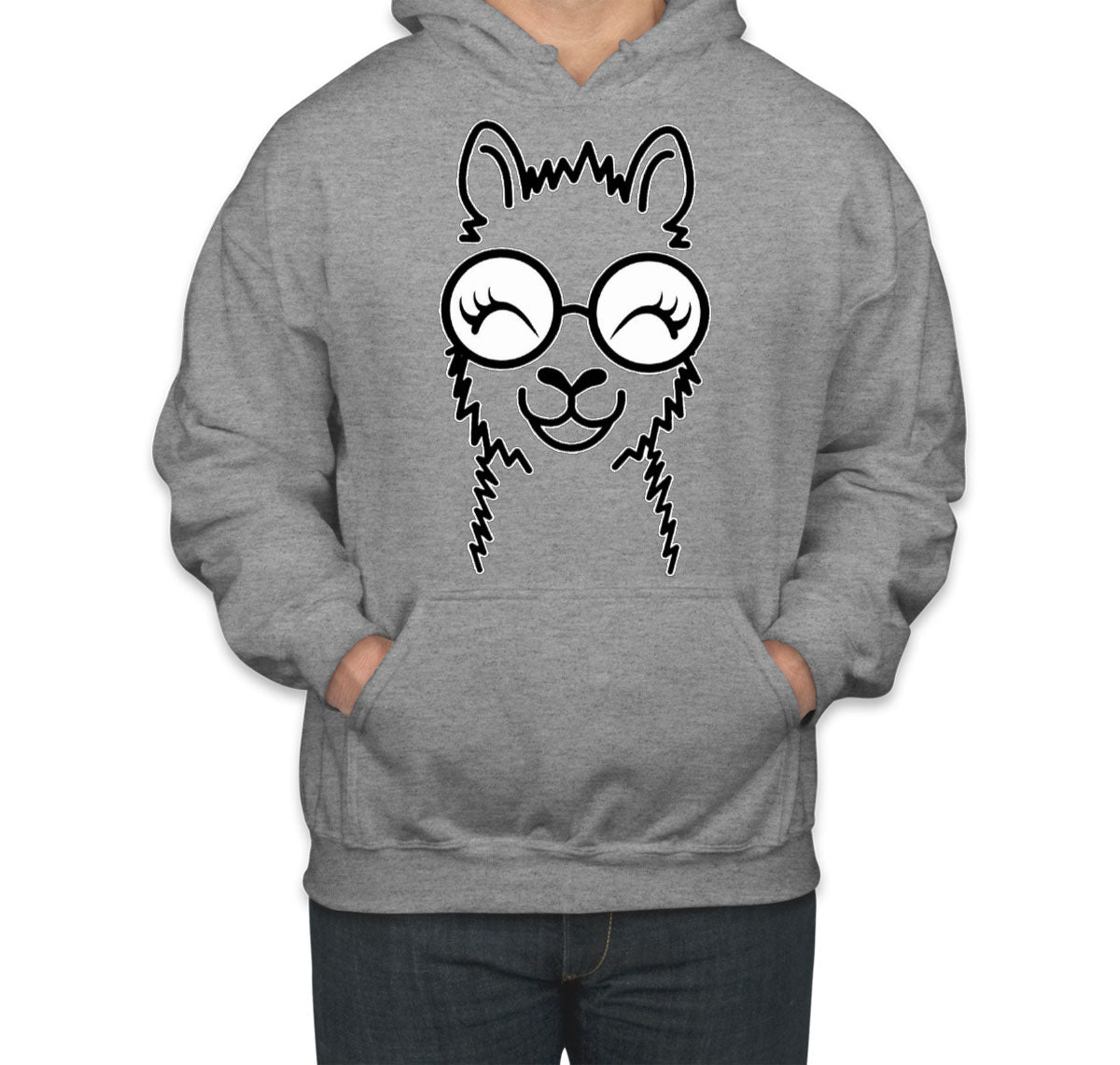 Llama Smile Unisex Hoodie