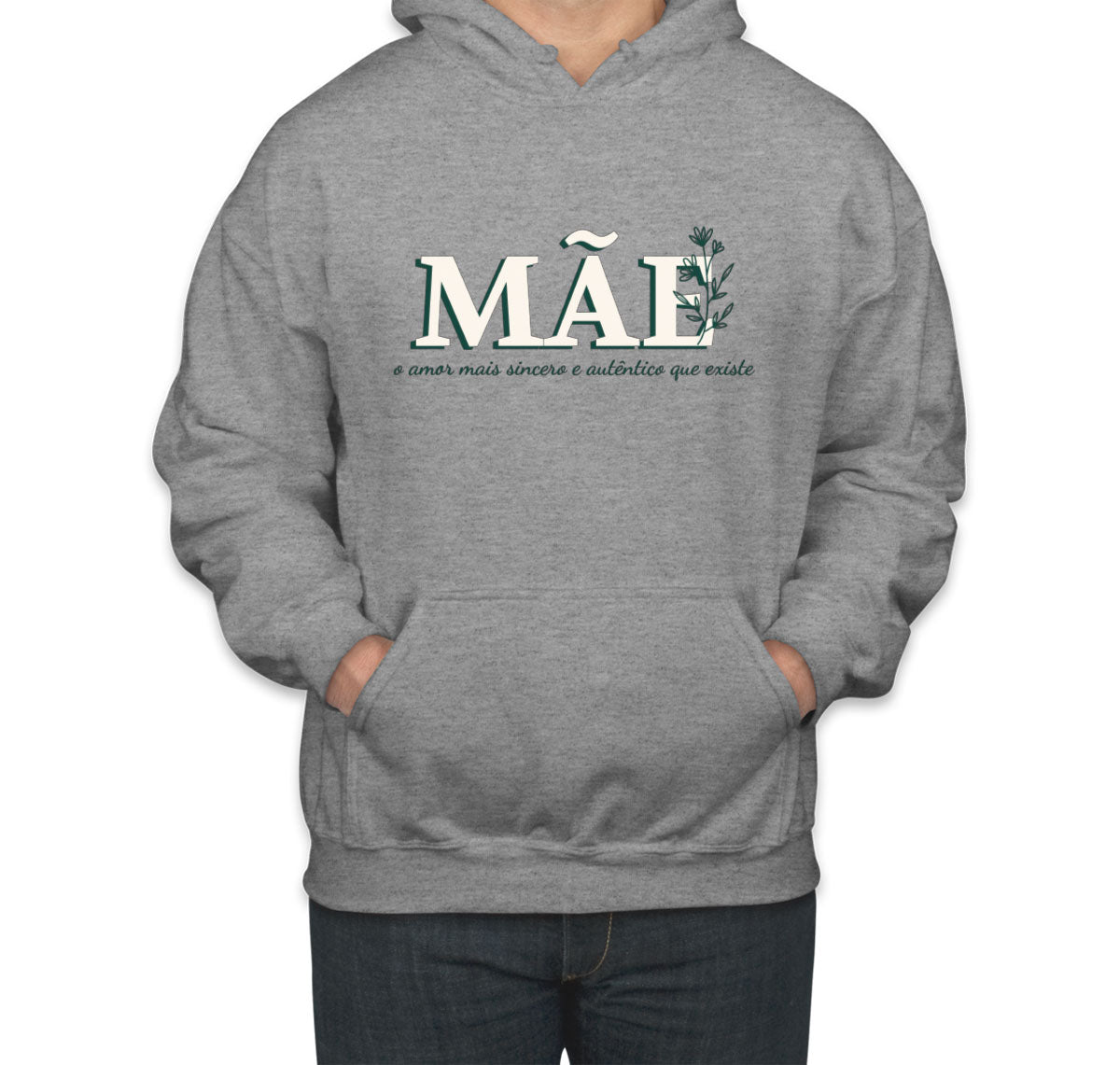 Mãe Mother In Portuguese Unisex Hoodie