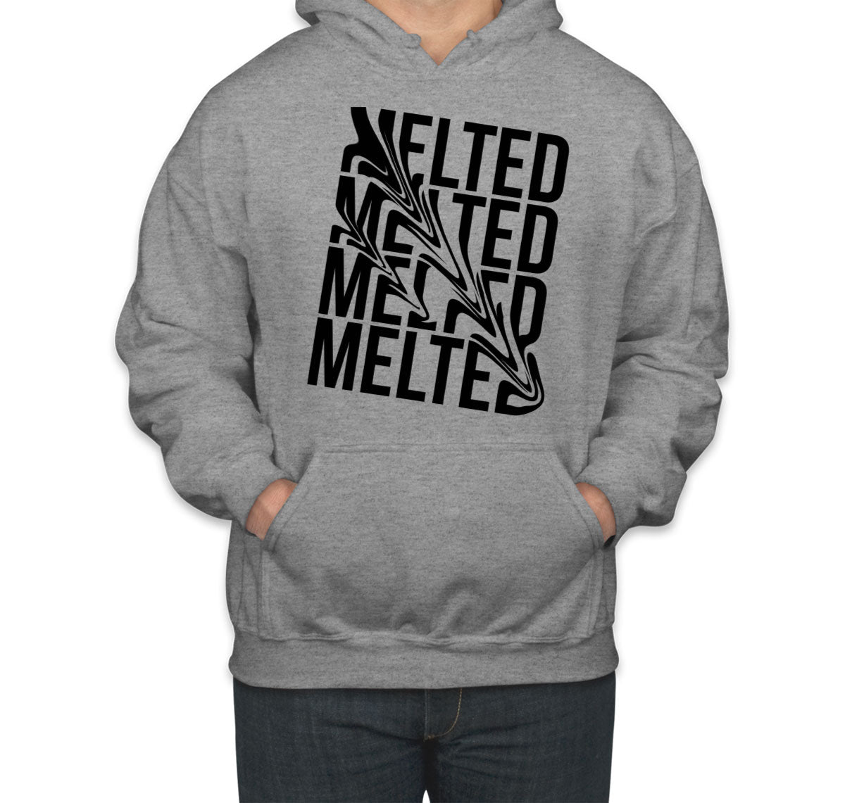 Melted Typography Unisex Hoodie