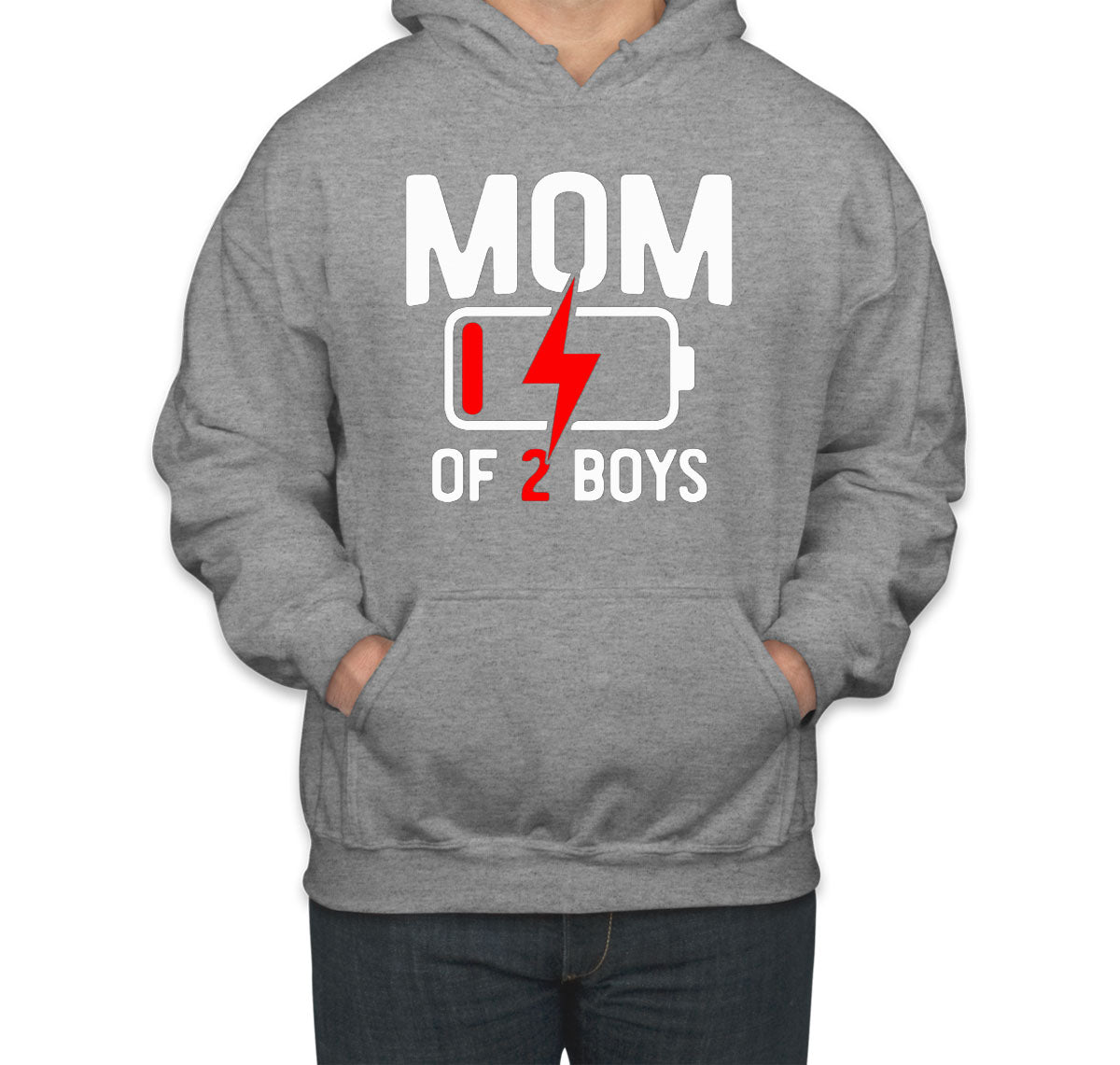 Mom Of 2 Boys Mother's Day Unisex Hoodie