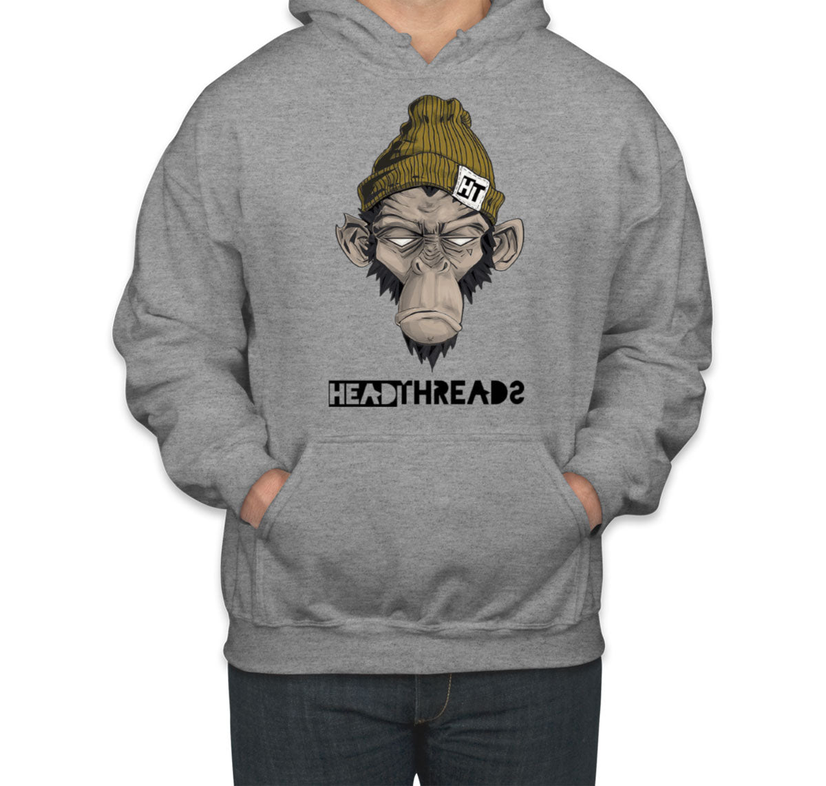 Monkey Headthreads Unisex Hoodie