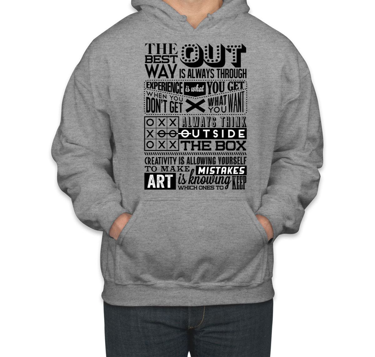 Motivational Words Unisex Hoodie