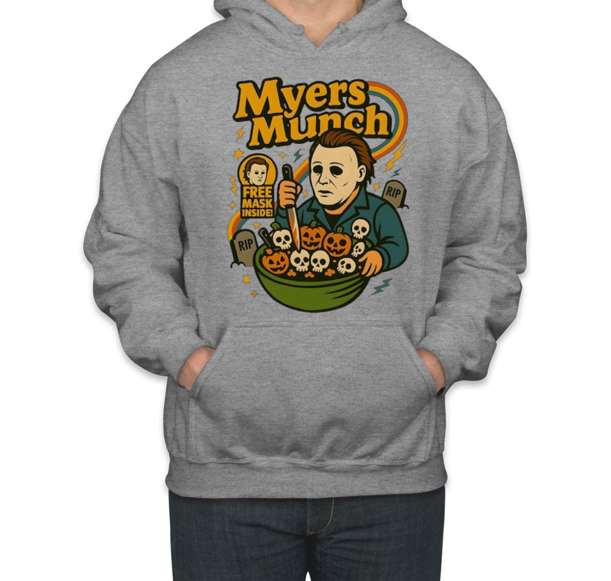 Myers Munch Halloween Unisex Hoodie