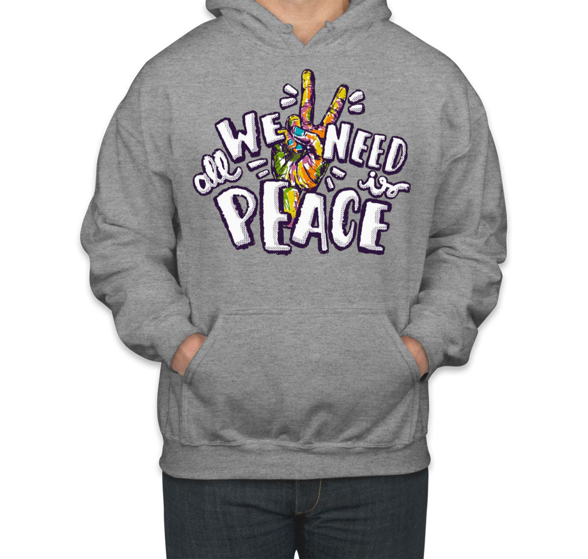 All We Need Is Peace Unisex Hoodie
