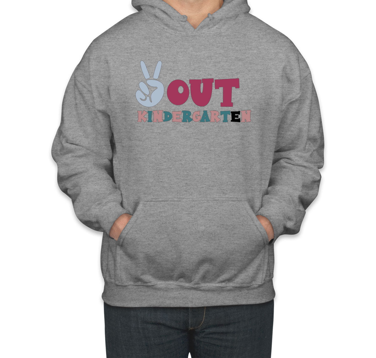 Peace Out Kindergarten Unisex Hoodie