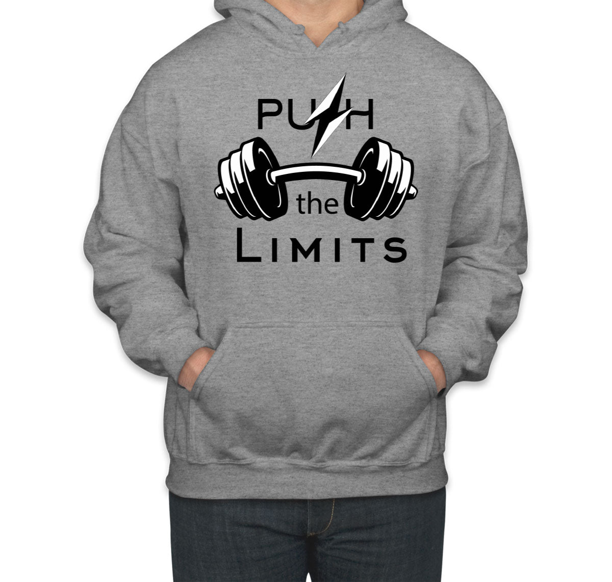 Push The Limit Gym Fitness Unisex Hoodie