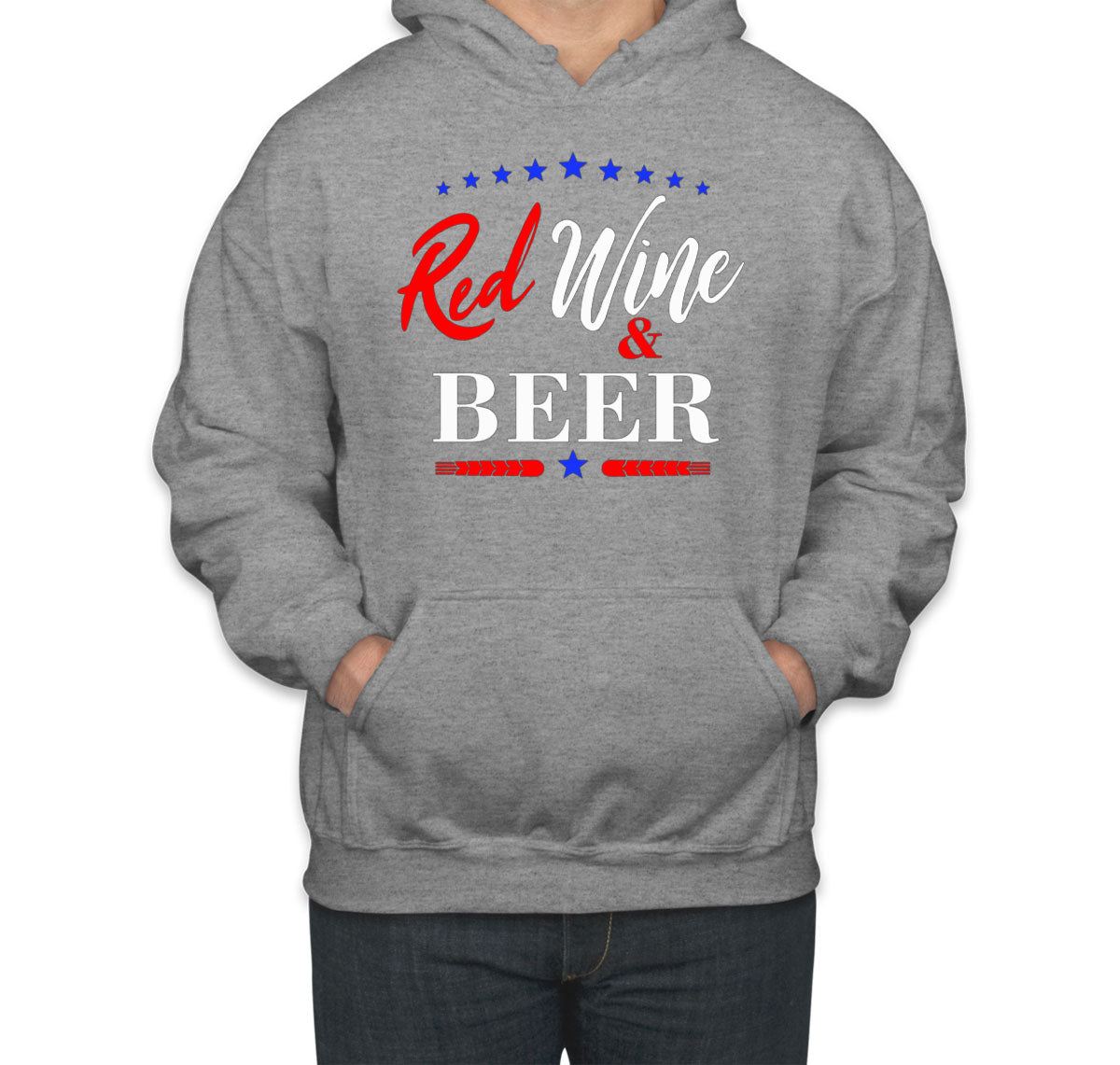 Red Wine And Beer Unisex Hoodie