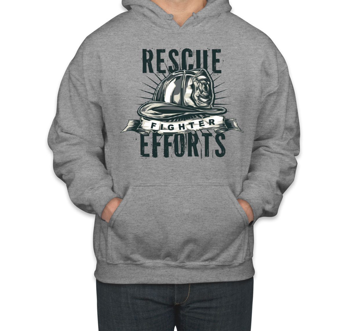 Rescue Fighter Efforts Firefighter Unisex Hoodie