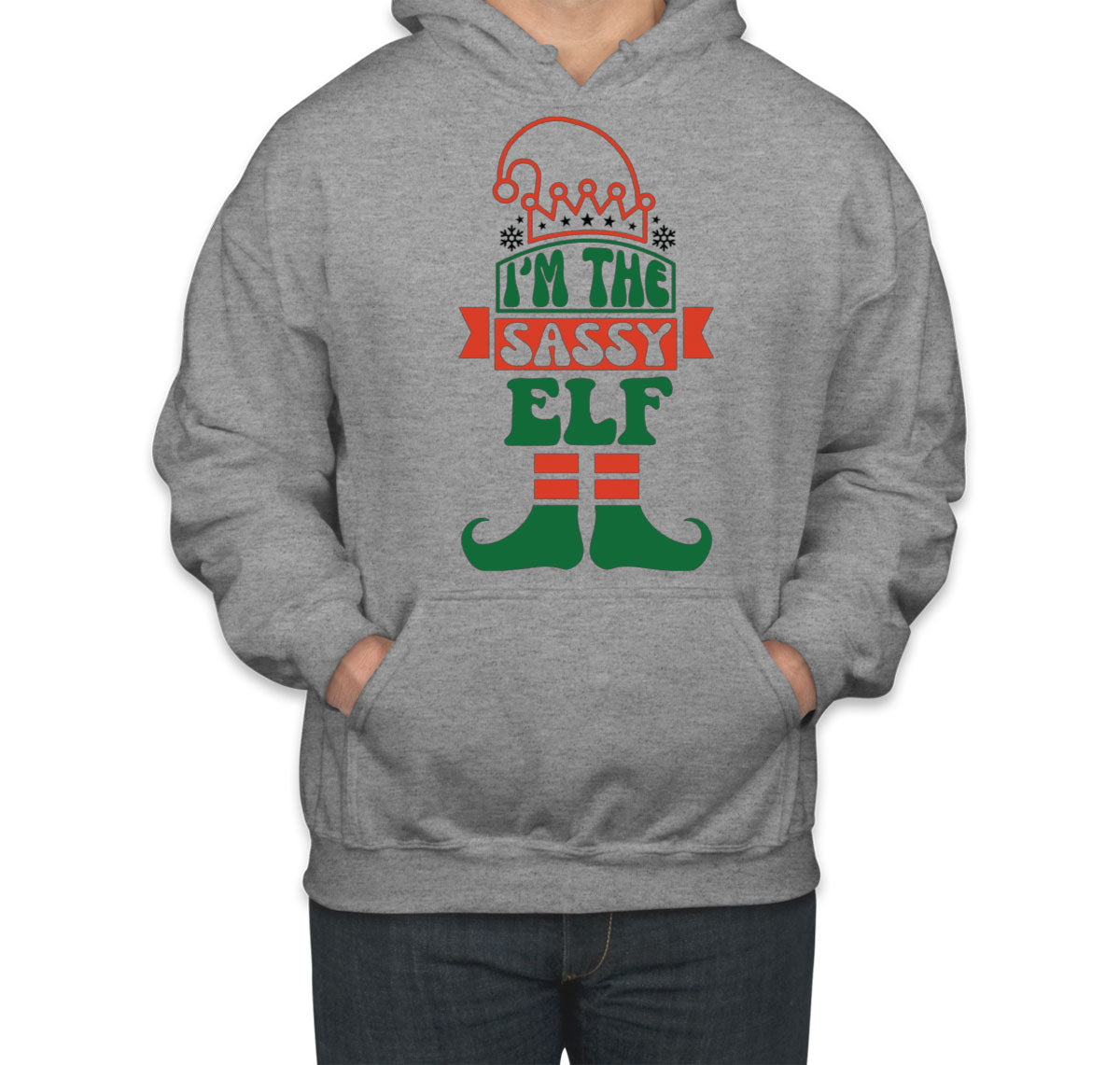 I'm The Sassy Elf Christmas Unisex Hoodie