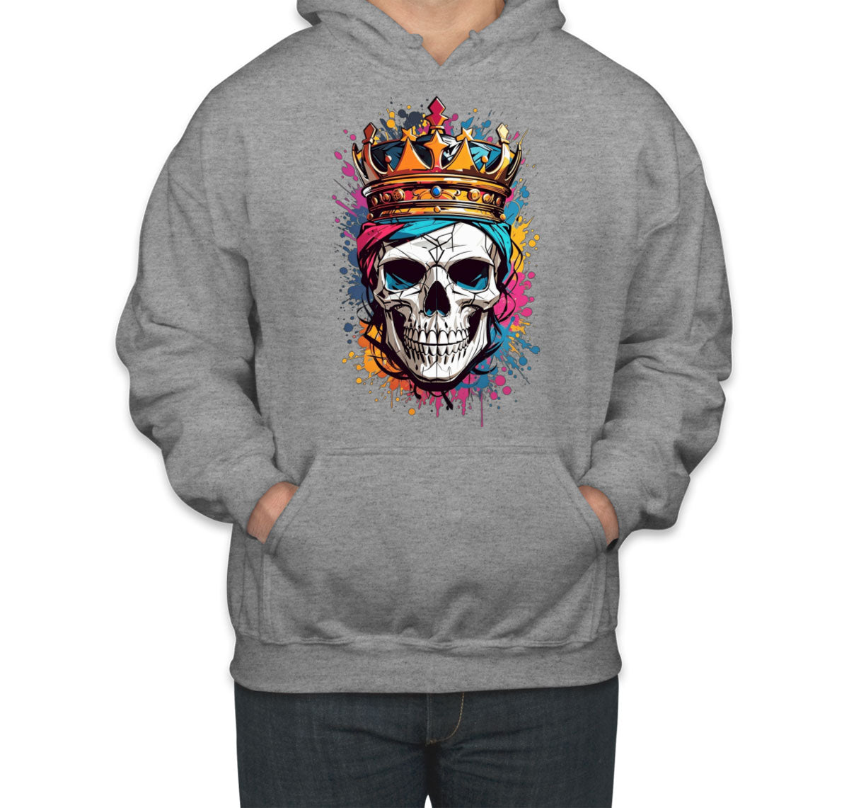 Colorful Skull Unisex Hoodie