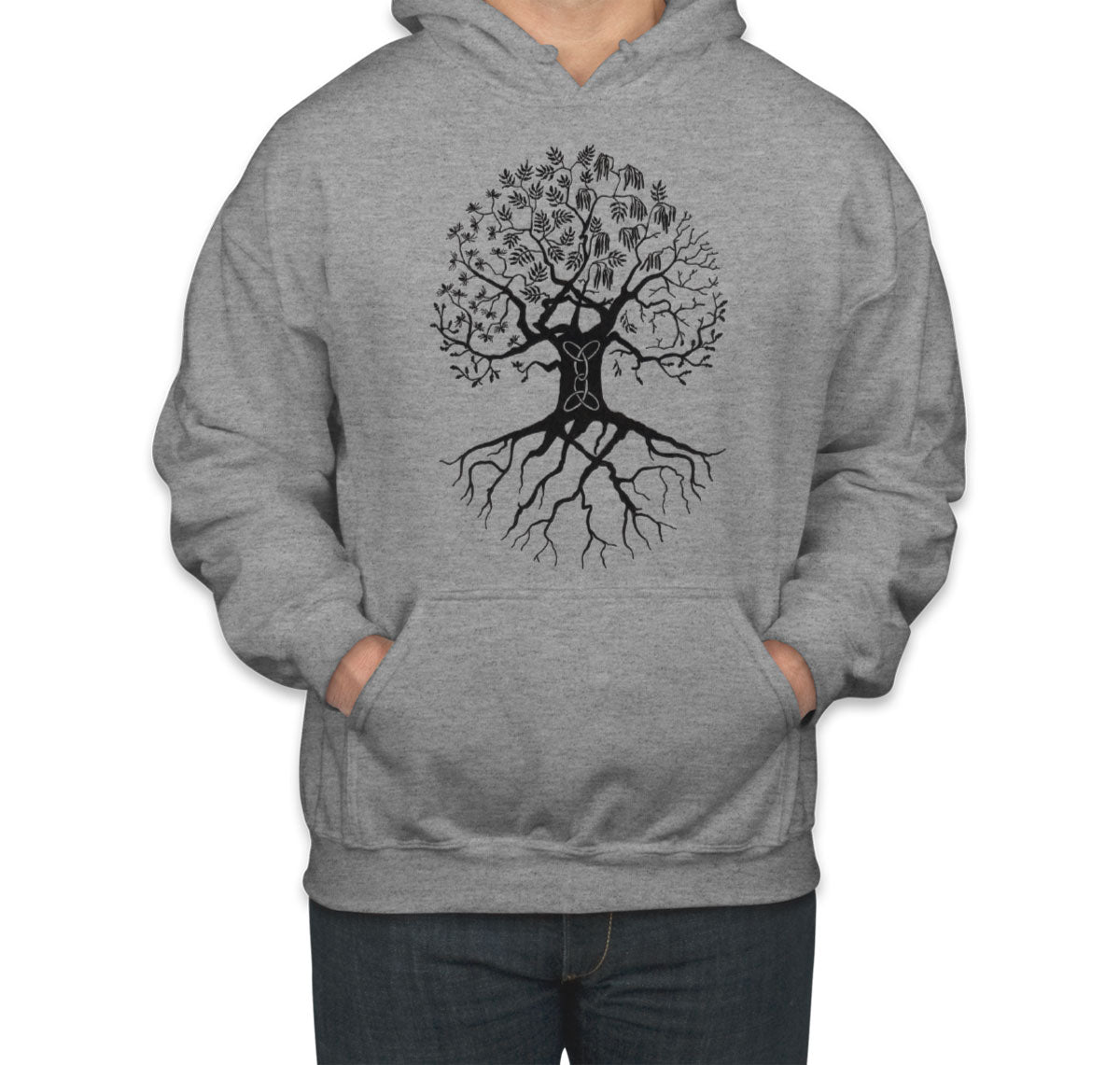 Spiritual Tree Meditation Reiki Roots Unisex Hoodie