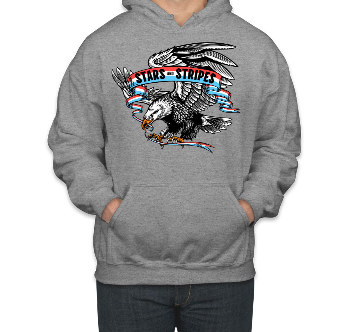 Stars And Stripes American Eagle Patriotic Unisex Hoodie