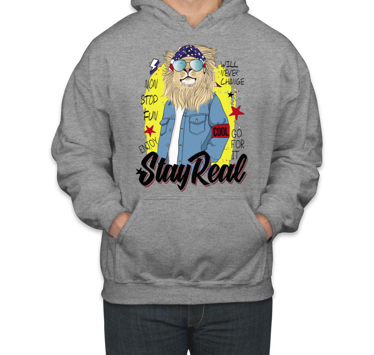 Stay Real Unisex Hoodie
