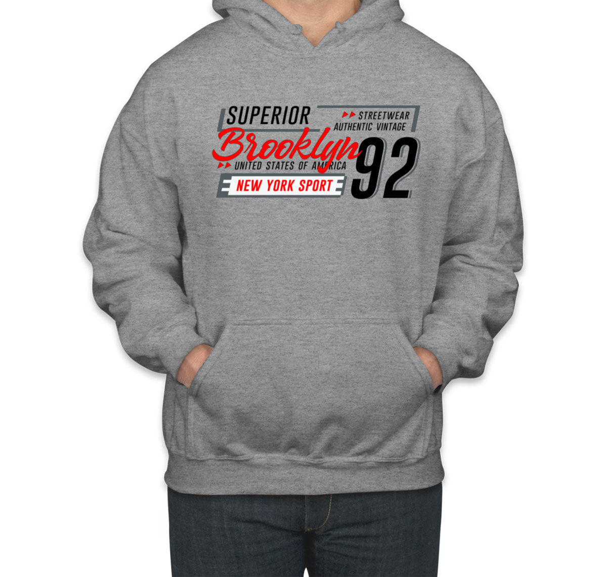Brooklyn New York Sport Superior Unisex Hoodie