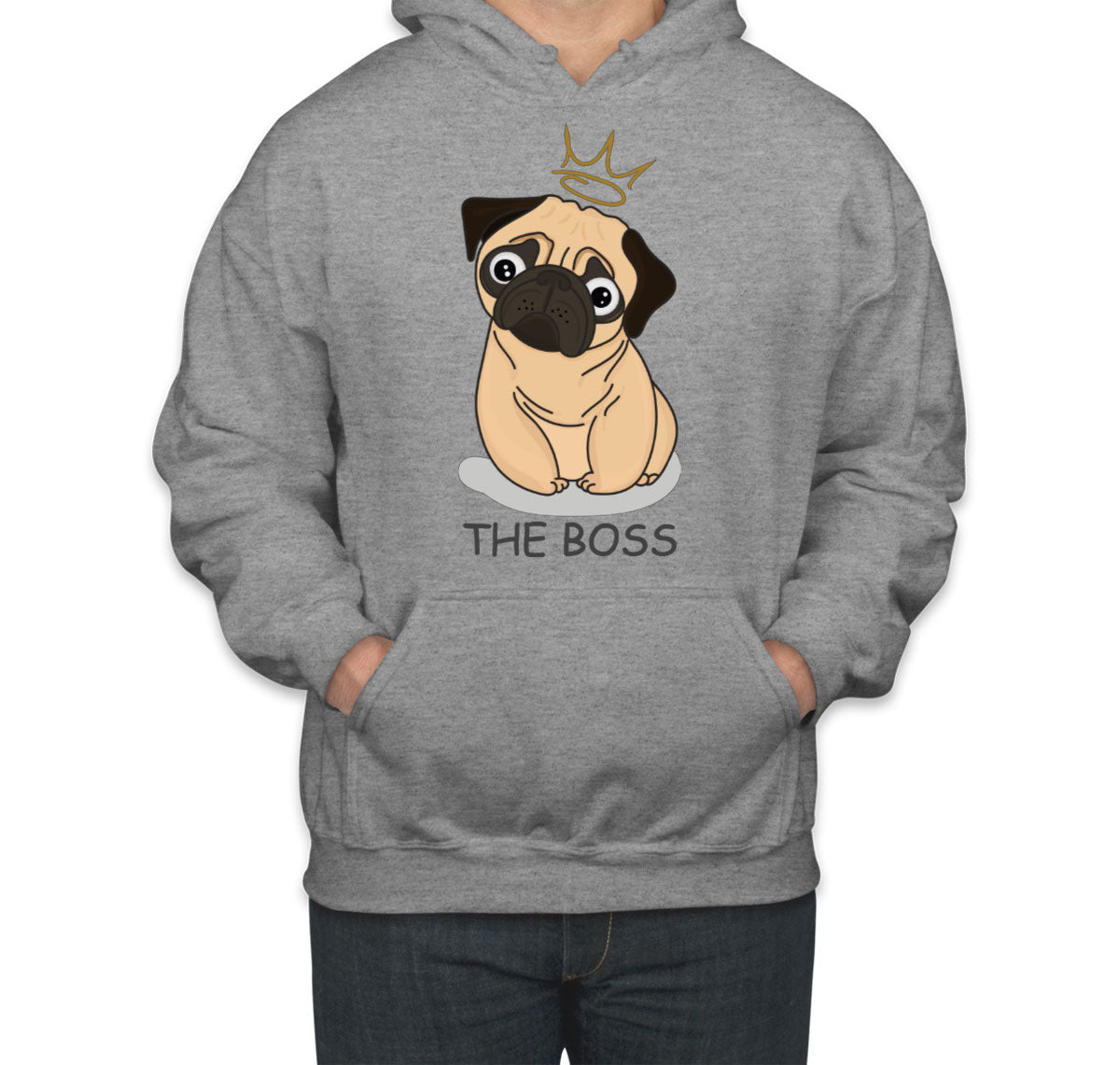 The Boss Pug Unisex Hoodie