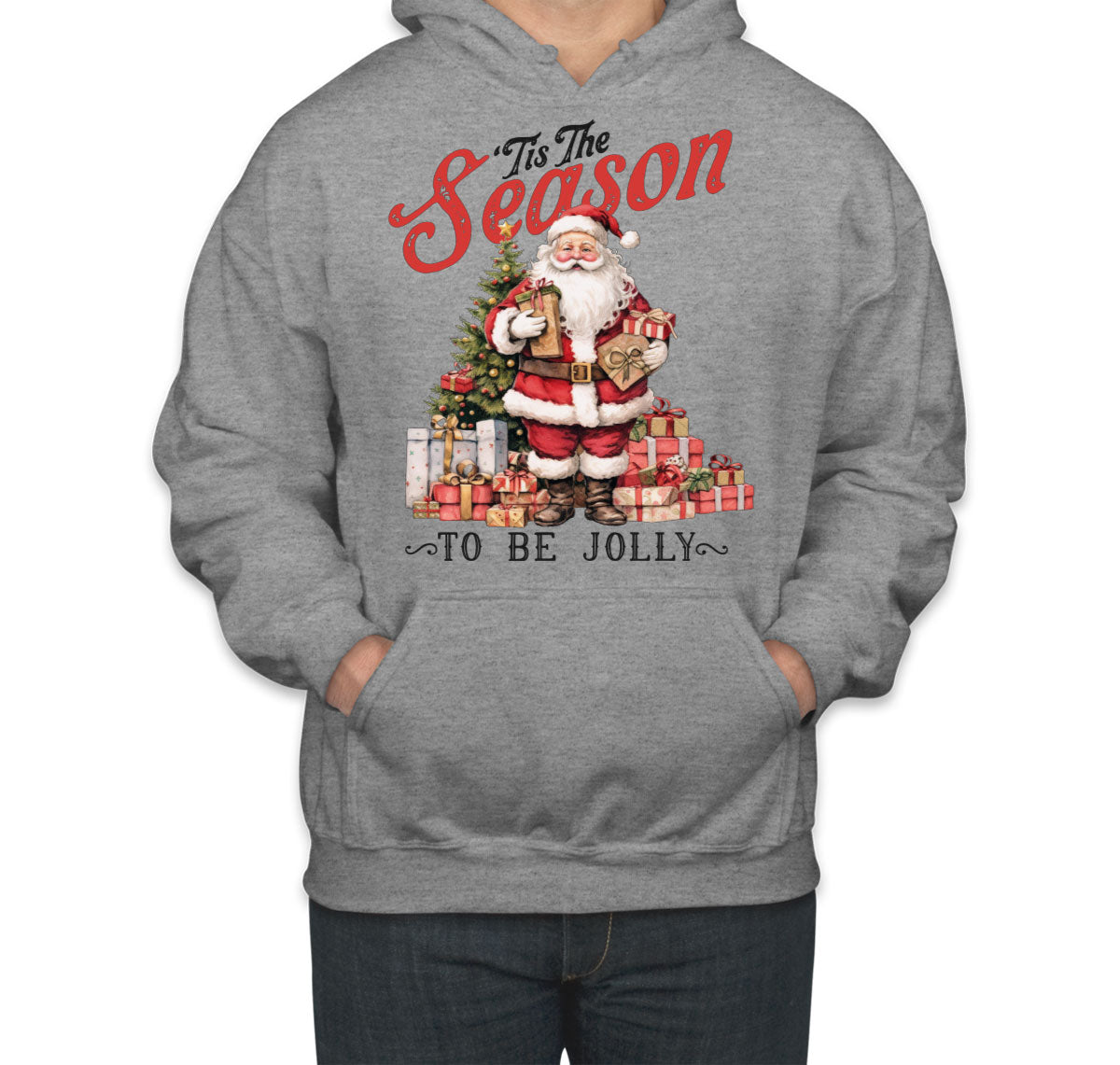 Tis The Season To Be Jolly Christmas Unisex Hoodie