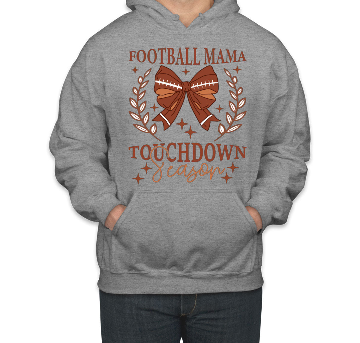 Football Mama Touchdown Season Unisex Hoodie