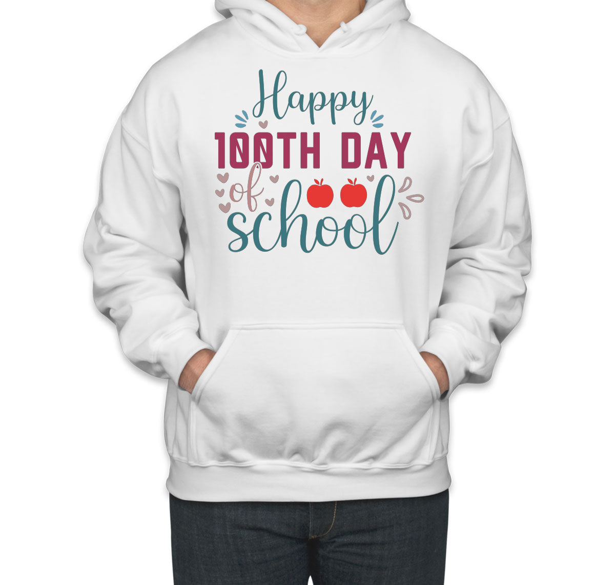 Happy 100th Day Of School Unisex Hoodie