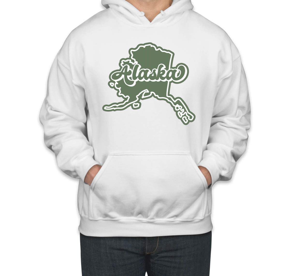 Alaska Map Unisex Hoodie