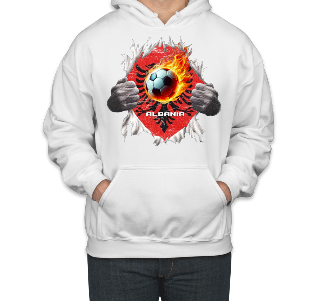 Albania Euro Cup Soccer Football Unisex Hoodie