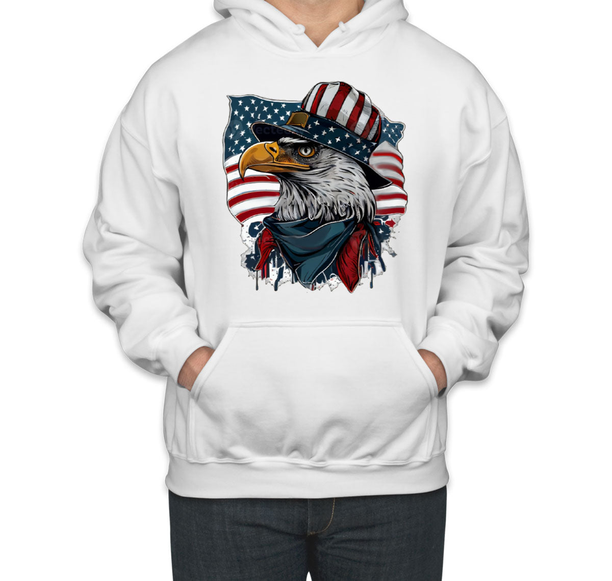 American Eagle Flag Patriotic Unisex Hoodie