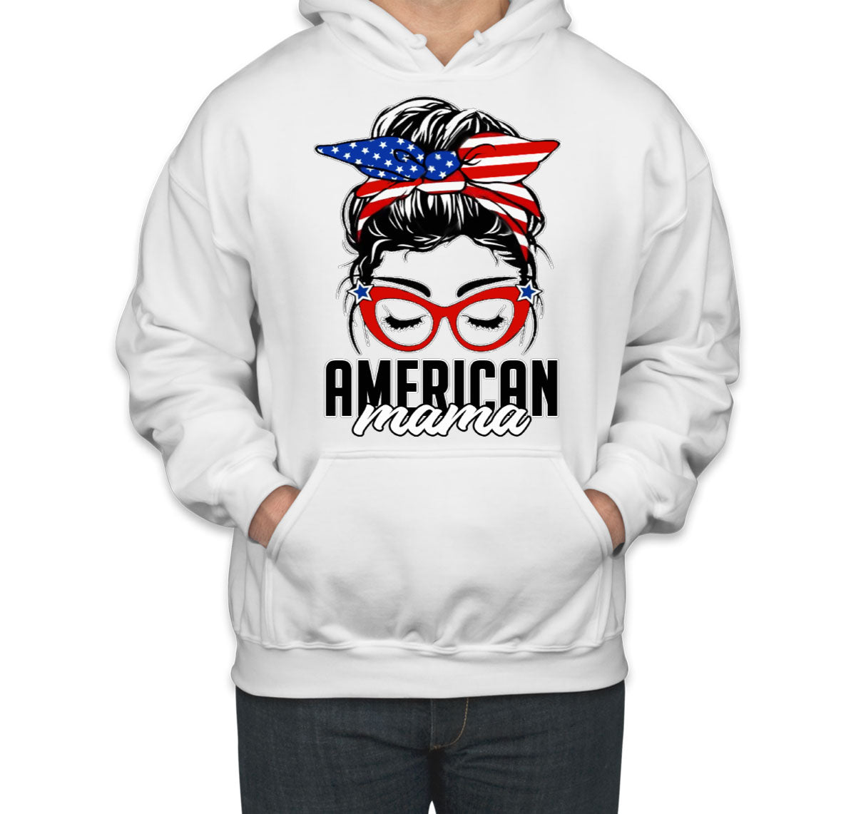 American Mama Patriotic Unisex Hoodie