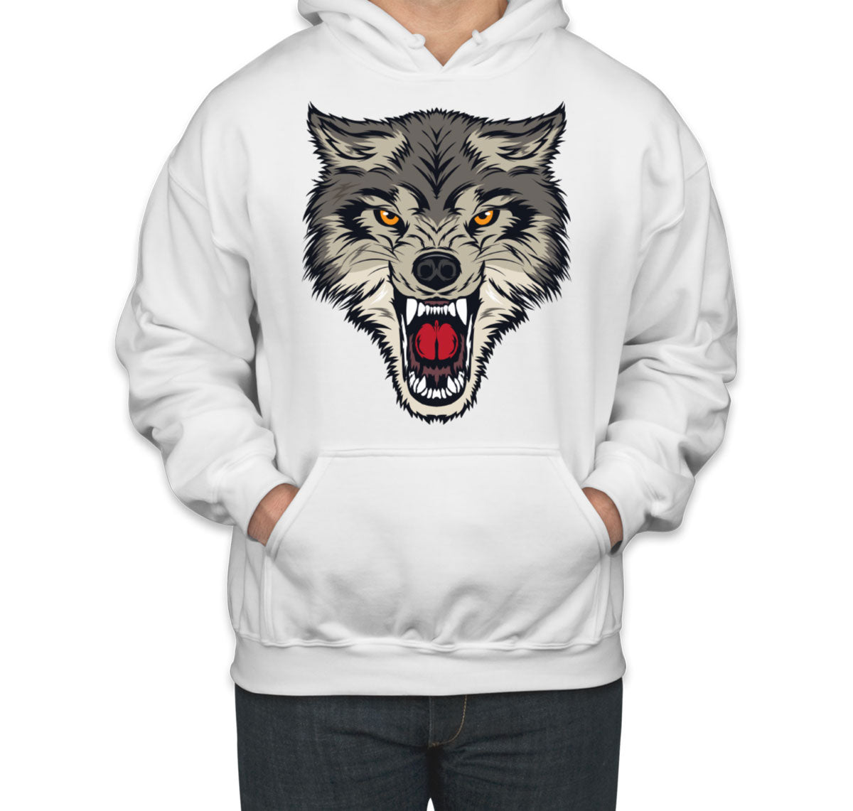 Angry Wolf Unisex Hoodie