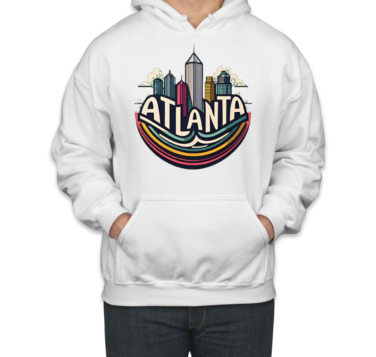 Atlanta Georgia Skyline Unisex Hoodie