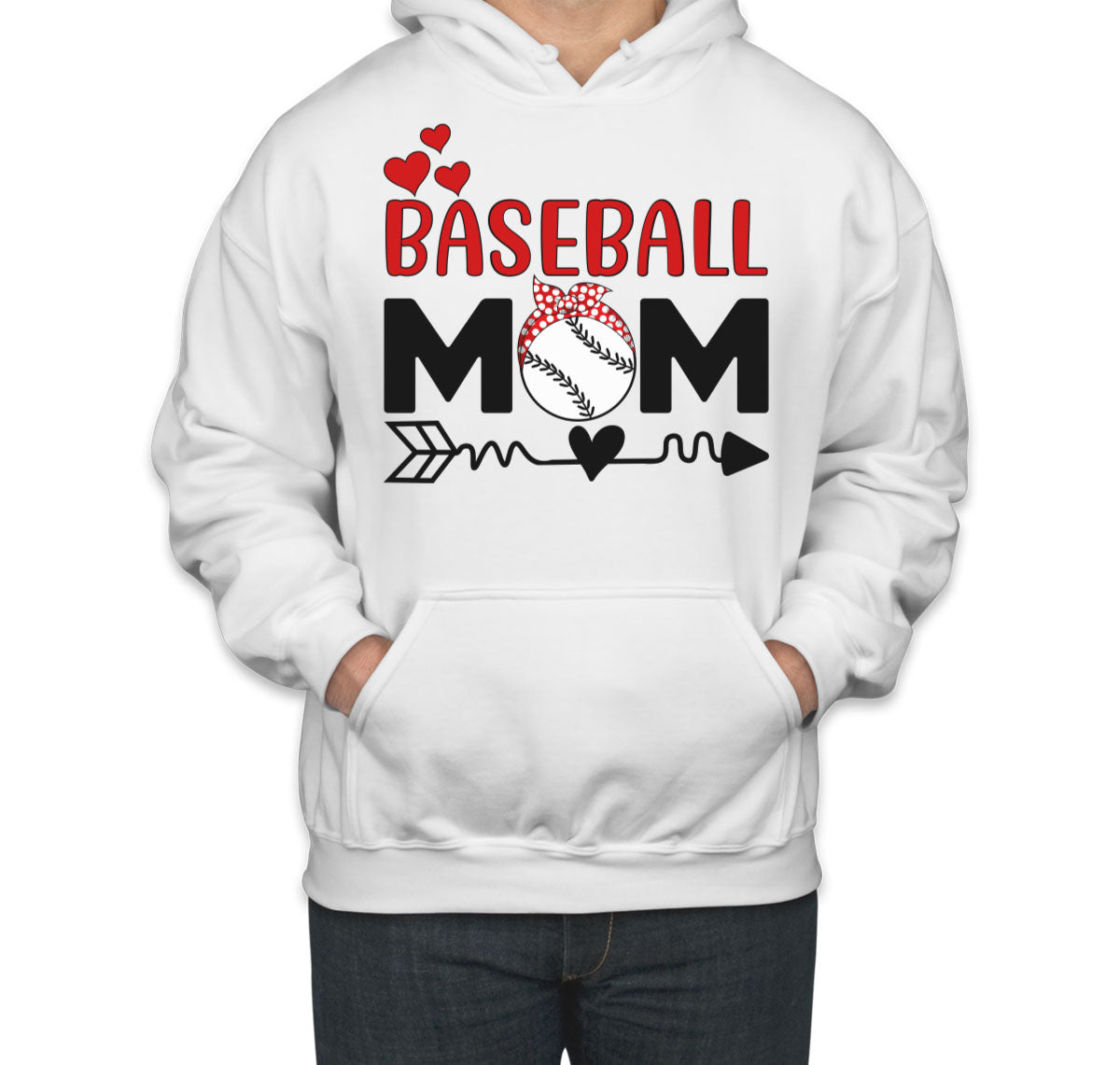 Baseball Mom Unisex Hoodie