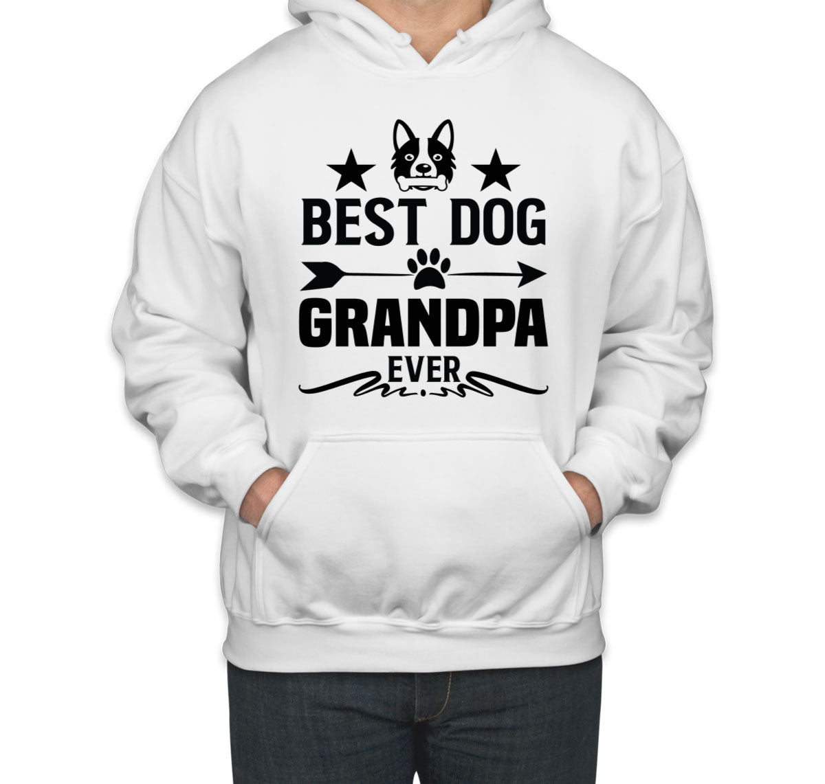 Best Dog Grandpa Ever Unisex Hoodie