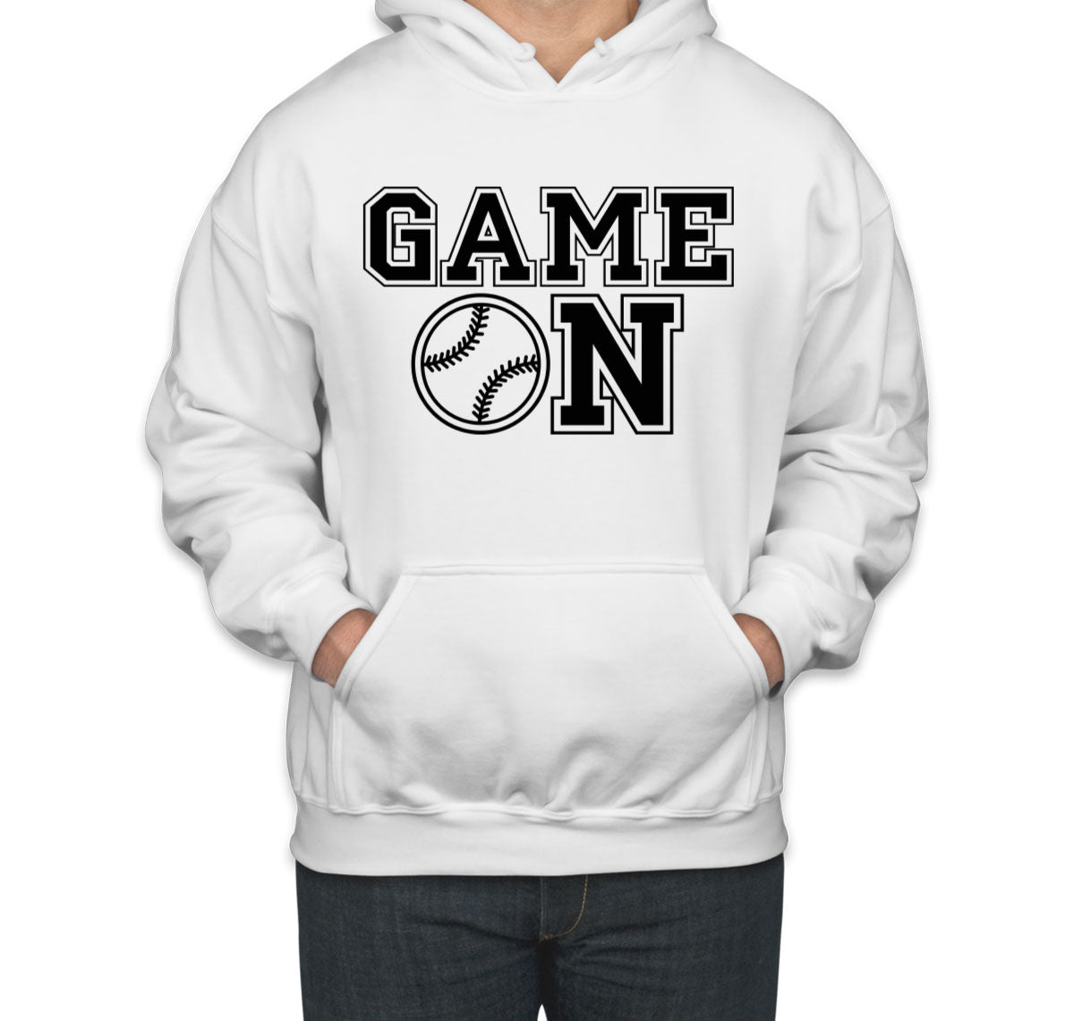Baseball Game On Unisex Hoodie