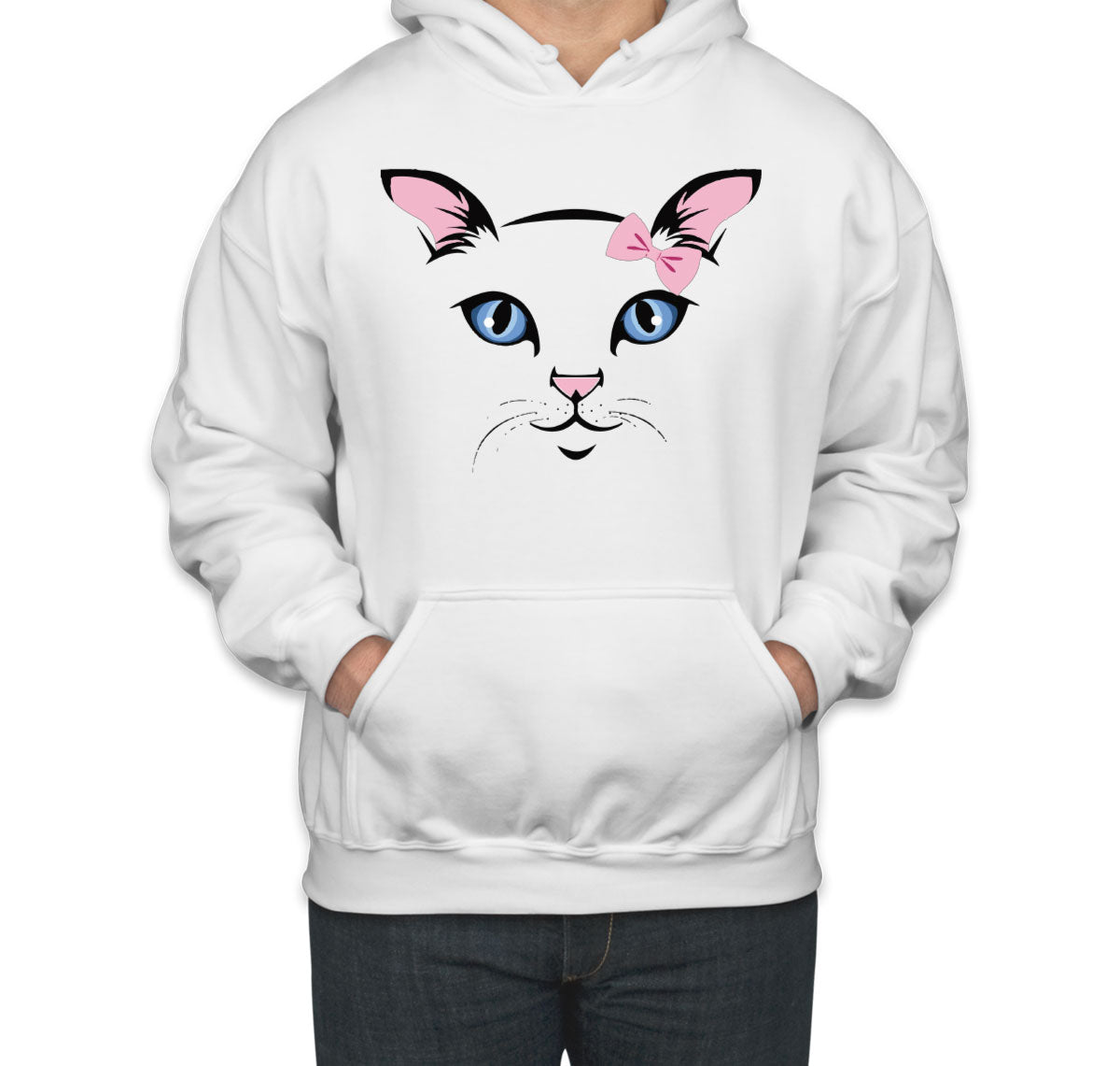 Blue Eyes Cat Unisex Hoodie