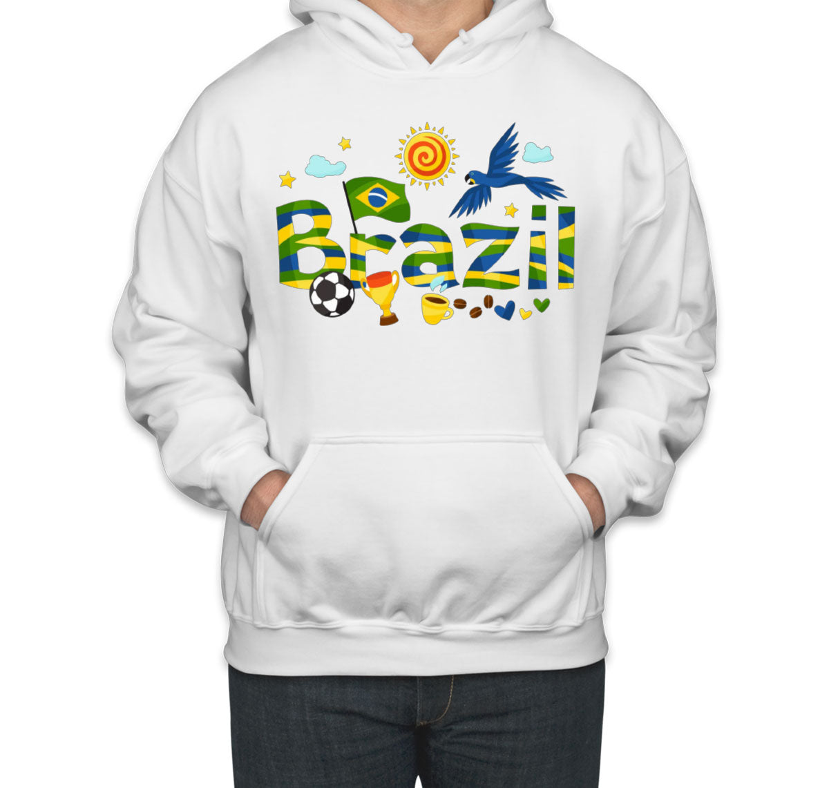 Brazil Objects Unisex Hoodie