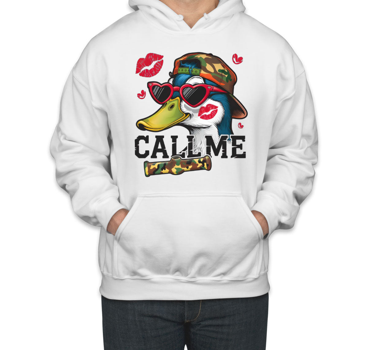 Duck Hunting Call Me Unisex Hoodie
