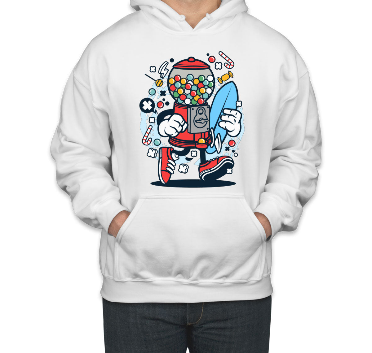 Candy Machine Surfer Unisex Hoodie
