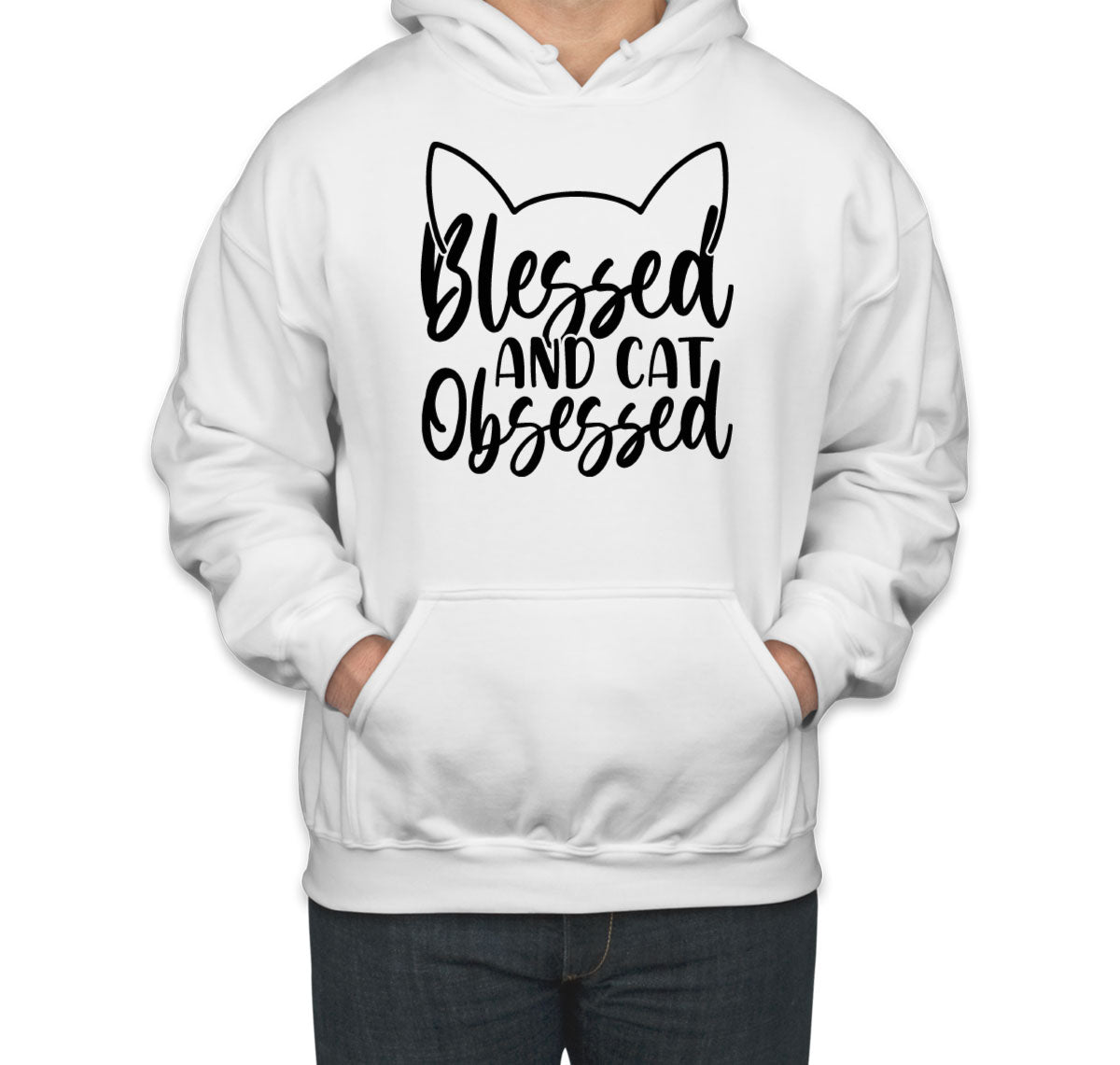 Blessed And Cat Obsessed Unisex Hoodie
