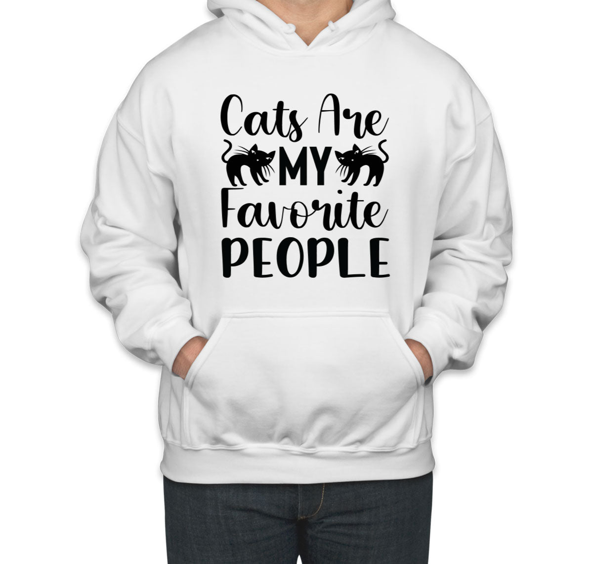 Cats Are My Favorite People Unisex Hoodie