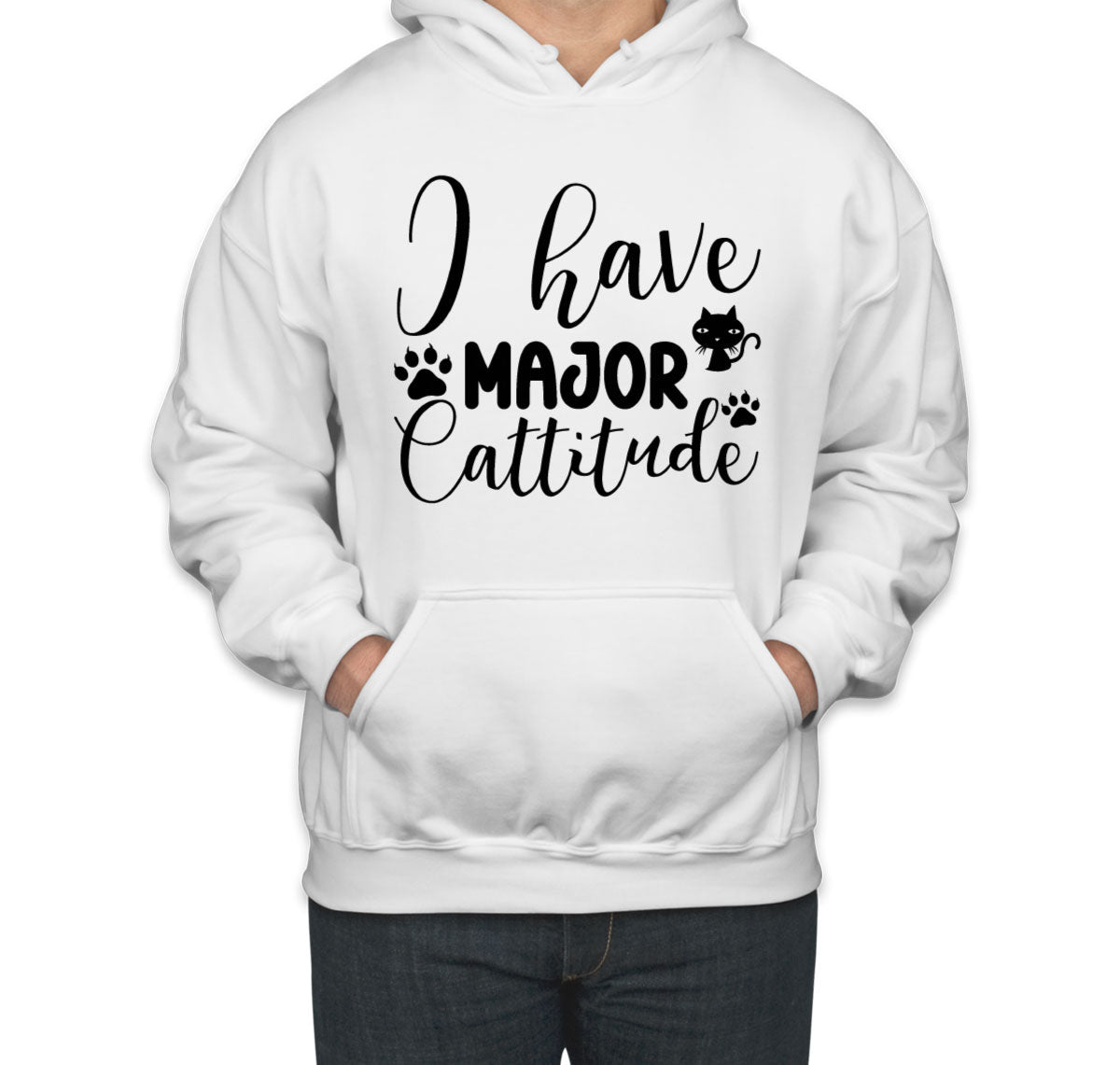 I Have Major Cattitude Cat Unisex Hoodie