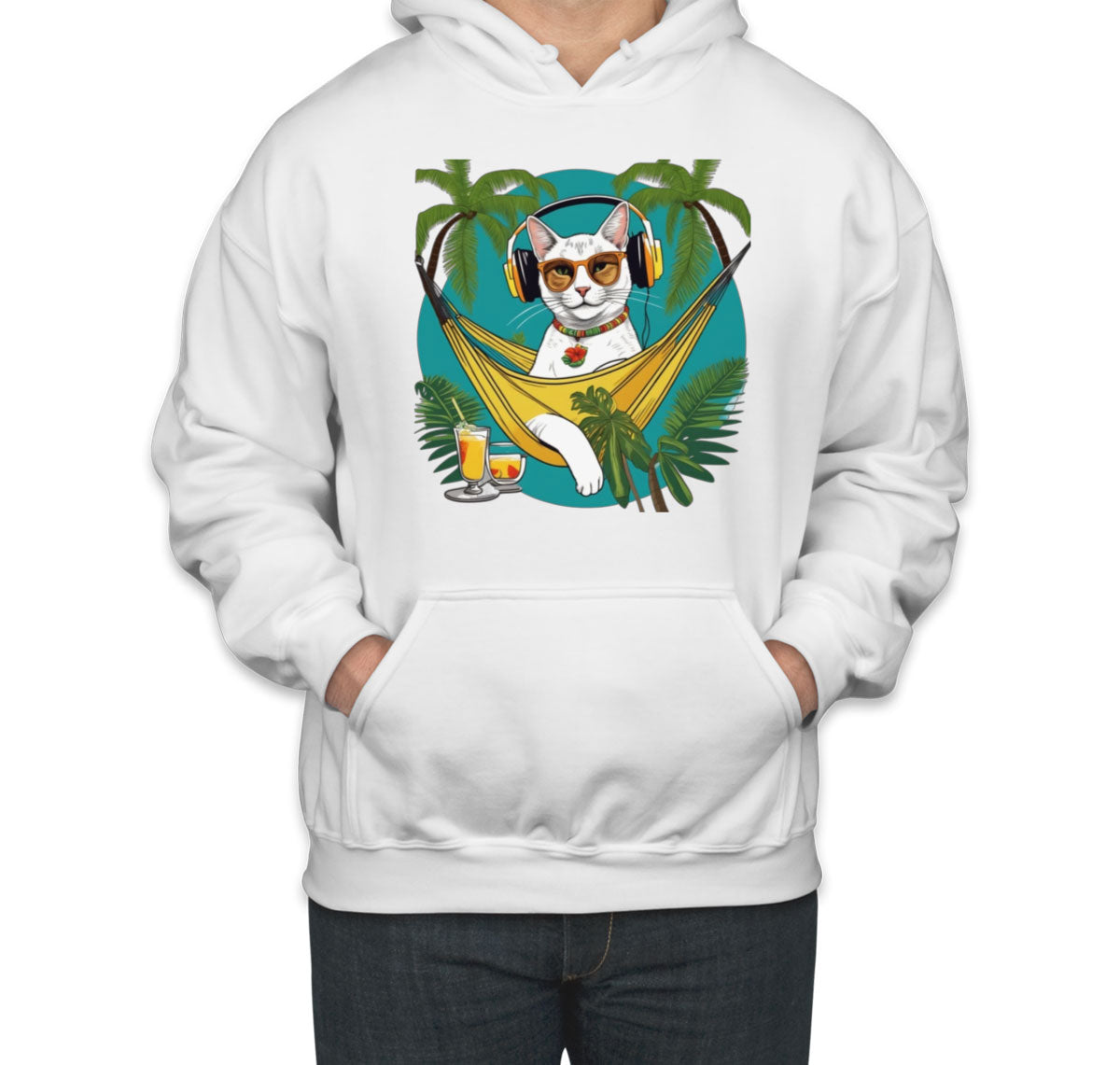 Cat On Vacation Unisex Hoodie