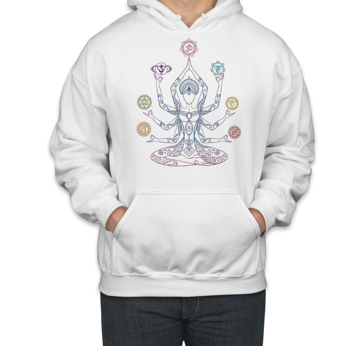 Meditation Chakra Yoga Reiki Unisex Hoodie