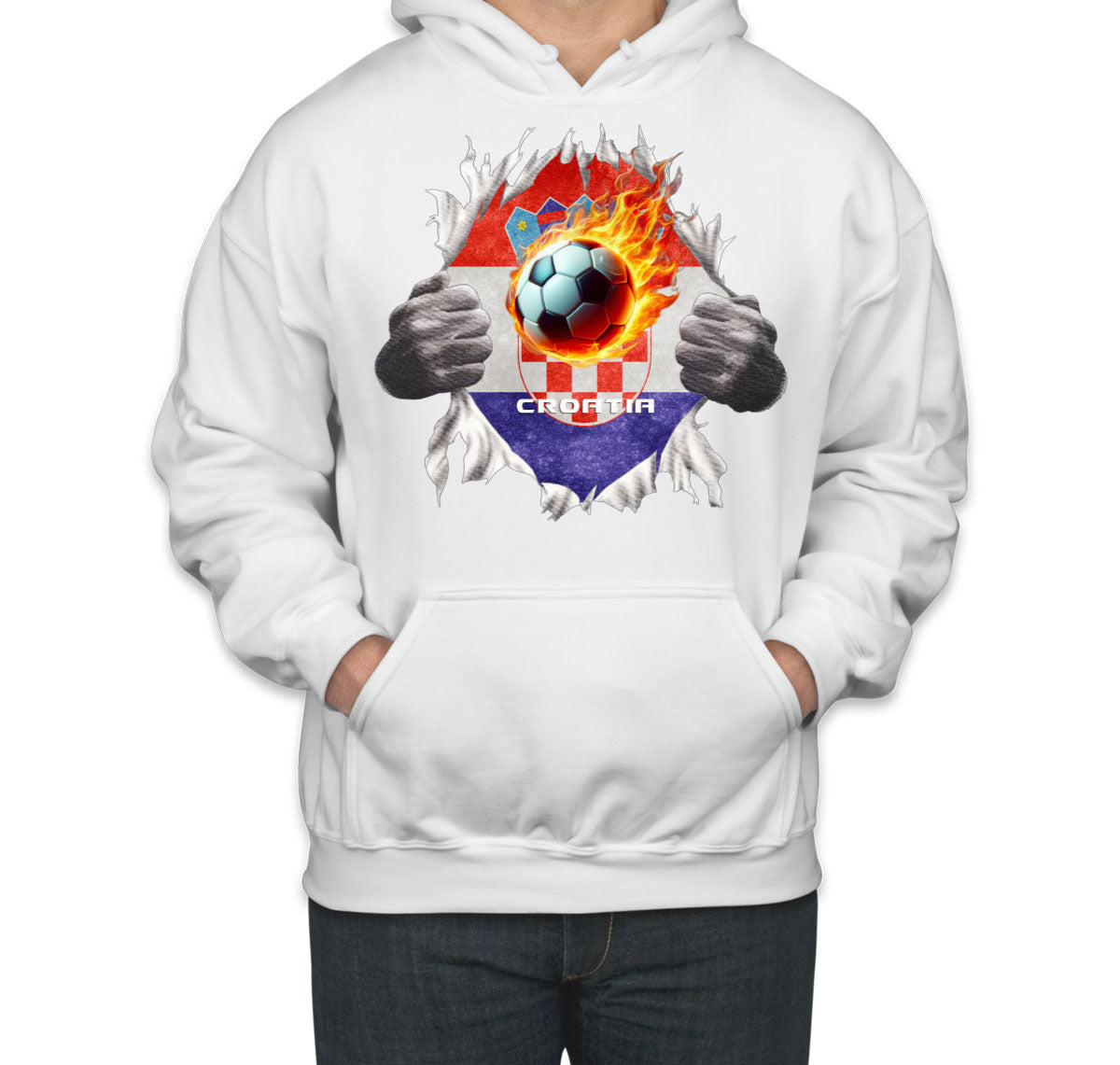 Croatia Euro Cup Soccer Football Unisex Hoodie